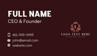 Premium Deluxe Crown Shield Business Card Design