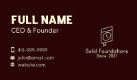 Timer Business Card example 2