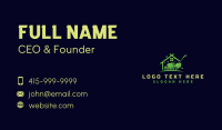 Lawn Mower Gardening Business Card