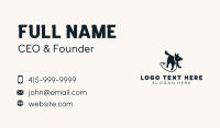 Puppy Dog Leash Business Card Design