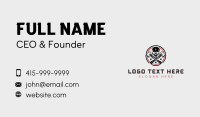 Skull Axe Weapon Business Card