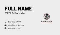 Skull Axe Weapon Business Card