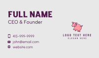 Pork Meat Mascot Business Card