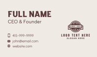 Wood Lumber Woodworking  Business Card