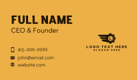 Gear Wing Mechanic Business Card