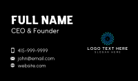 Motion Swirl Tech Business Card