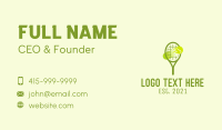 Tennis Ball Racket  Business Card