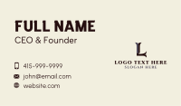 Paralegal Law Firm Attorney Business Card