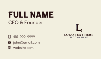 Prosecutor Business Card example 3