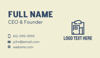 Minimalist Property Establishment Business Card Design