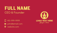 Bar Wine Helmet Business Card