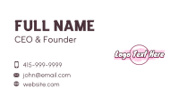 Sweets Business Card example 2