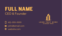 Luxury Hotel Tower Business Card