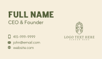 Organic Leaf Beauty Spa Business Card