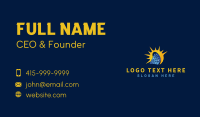 Solar Panel Energy Technology Business Card