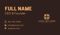 People Crowd Organization Business Card Design