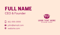 Meat Grill Mascot Business Card Design