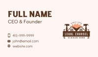 Hammer Builder Carpentry Business Card