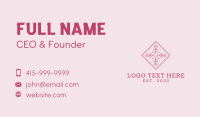 Tulip Garden Pavilion Business Card