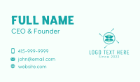 Wellness Needle Leaf Business Card Design