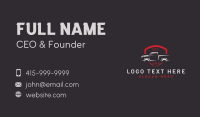 Shield Pickup Car Garage Business Card