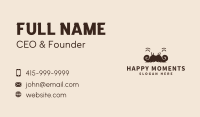 Happy Father Face  Business Card Image Preview