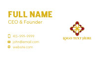 Golden Flower Business Card