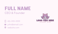 Cute Cyber Girl Business Card Design