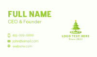Star Pine Tree Business Card