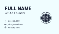 Car Wrench Machinist Business Card