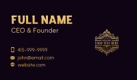 Upscale Regal Boutique Business Card