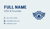 Kettleball Gym Weightlifting Business Card