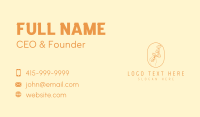 Natural Floral Plant Business Card