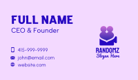 People Heart Video Business Card