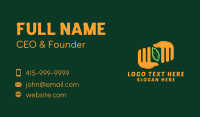 Leaf Farming Hands  Business Card Design