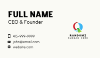 Generic Startup Letter Q Business Card