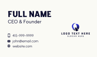 Generic Startup Letter Q Business Card Design