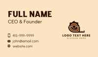 Tape Measure Saw Tools Business Card Design