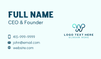 Chat Messaging App Business Card Design