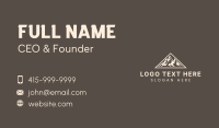 Triangle Outdoor Mountain  Business Card Design