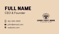 Weightlifting Gym Workout Business Card