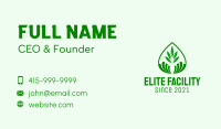 Green Plant Droplet  Business Card Image Preview