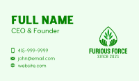 Green Plant Droplet  Business Card Image Preview