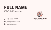 Guitar Fire Rockstar Business Card