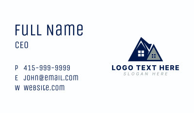 Real Estate Houses Business Card