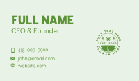 Marijuana Dispensary Lettermark Business Card Design