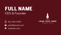 Antique Candle Lamp  Business Card Design