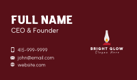 Antique Candle Lamp  Business Card