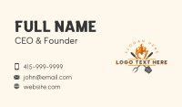 Blazing Chicken Barbecue Business Card