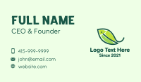 Fish Nature Leaf Business Card Design